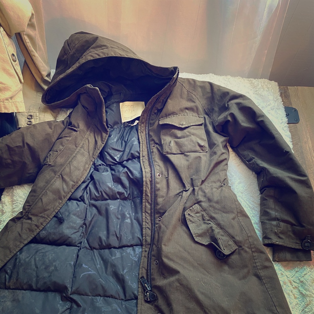 Aritzia HEMP winter down filled jacket